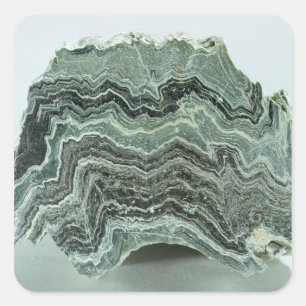 Schist sten fyrkantigt klistermärke