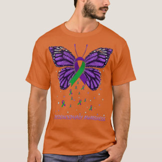Schizencephaly Awareness Butterfly T Shirt