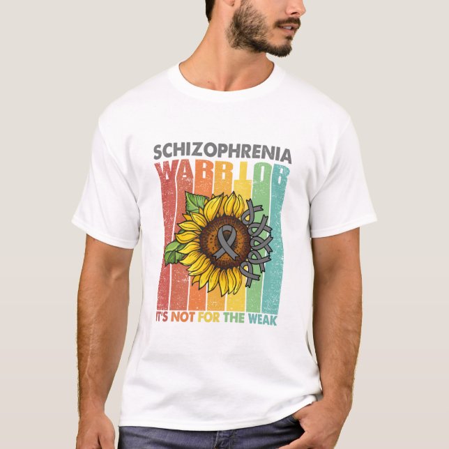 Schizofreni Warrior Det är inte för det svaga T Shirt (Framsida)