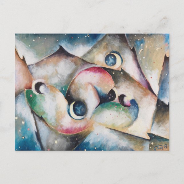 Schlafende Gestaltenin Nachflicher av Arnold Topp Vykort (Framsida)