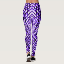Schlangenoptik Schlangenhaut Violett Leggings