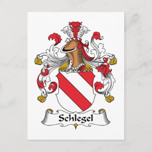 Schlegel Family Crest Vykort