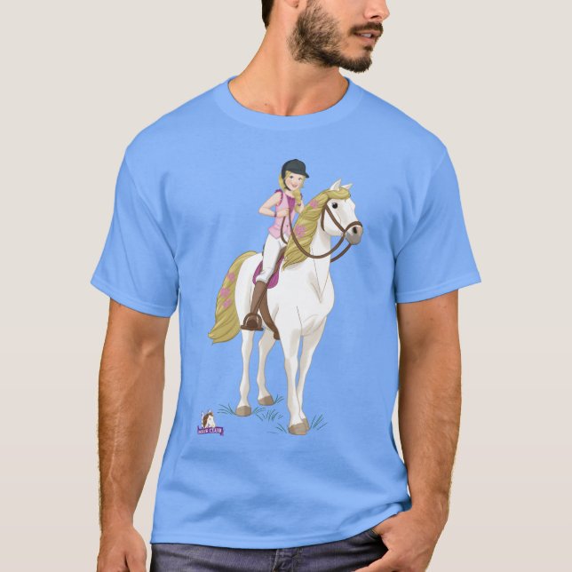 schleich HORSE KLUBB Sofia Blommar Pose roligt T Shirt (Framsida)