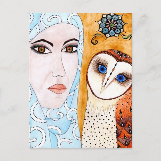 Schleiereule & Frau Vykort (Framsida)