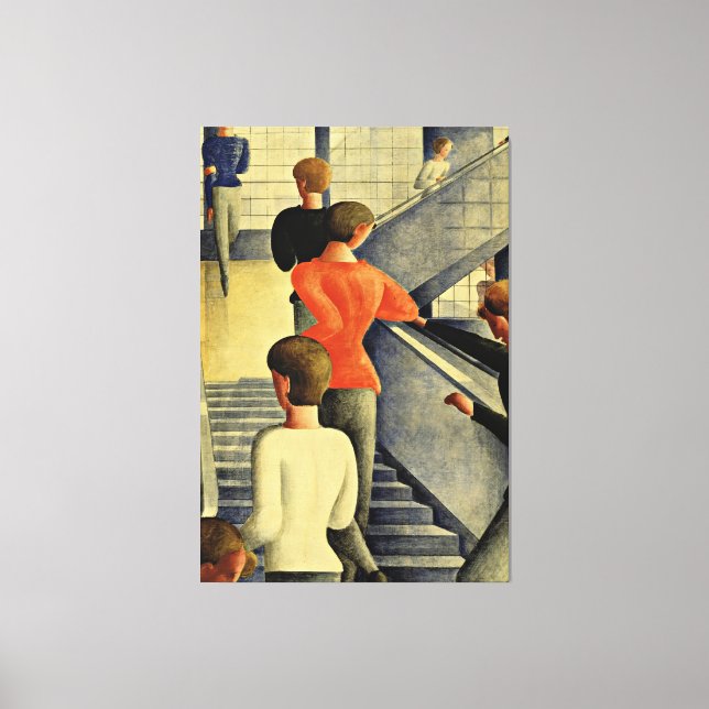 Schlemmer - Bauhaus Stairway Canvastryck (Framsida)