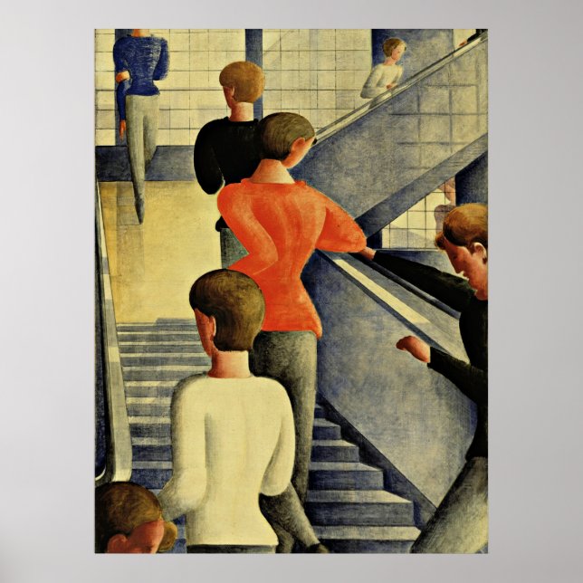 Schlemmer - Bauhaus Stairway Poster (Framsidan)