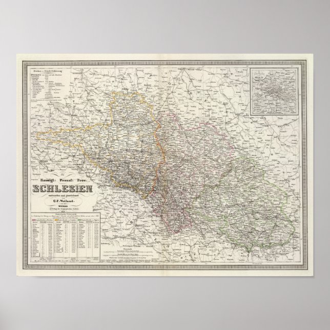 Schlesien Poster (Framsidan)