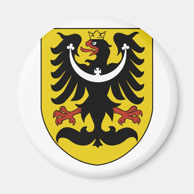 Schlesien, Tjeckien Magnet (Framsidan)