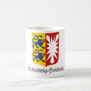 Schleswig-Holstein Wappen vapensköld Kaffemugg
