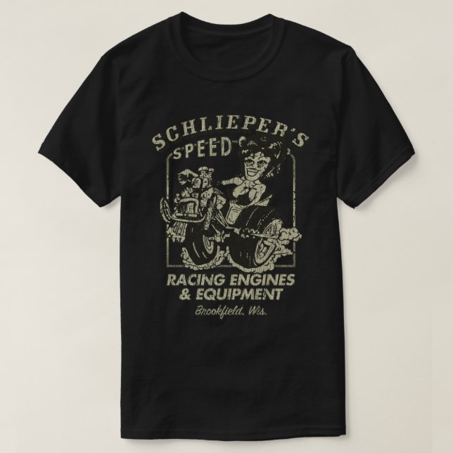 Schliepers Speed Shop T Shirt (Design framsida)