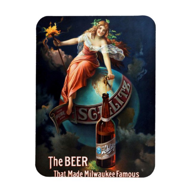 Schlitz Beer Magnet (Vertikal)