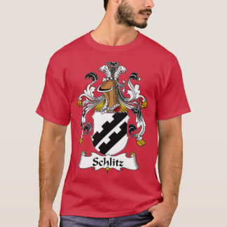 Schlitz Jackar om Arm Family Crest T Shirt