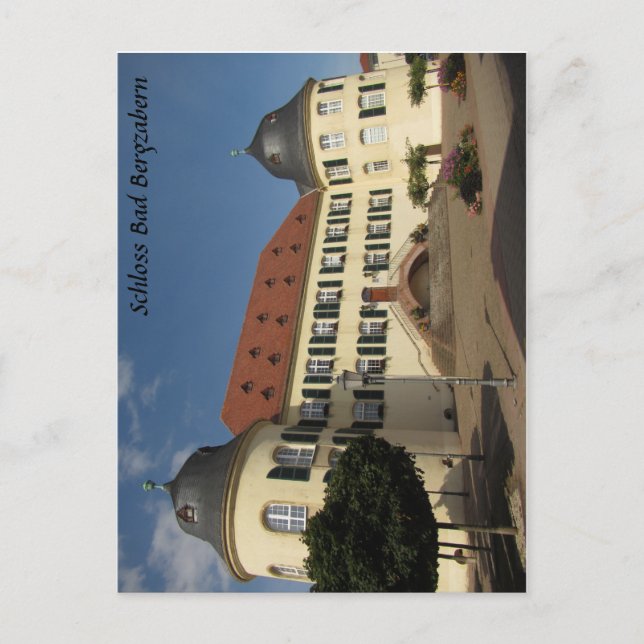Schloss Bad Bergzabern Vykort (Framsida)