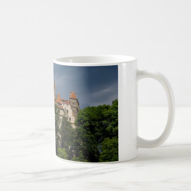 Schloss Bran in Rumänien Kaffemugg (Höger)