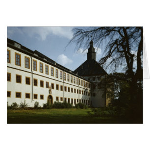 Schloss Friedenstein, Gotha, byggt 1643-54 Hälsningskort
