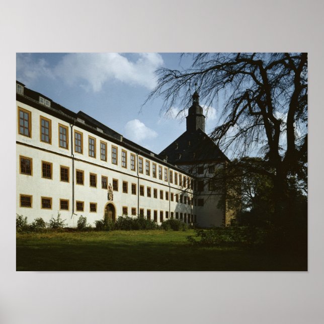 Schloss Friedenstein, Gotha, byggt 1643-54 Poster (Framsidan)