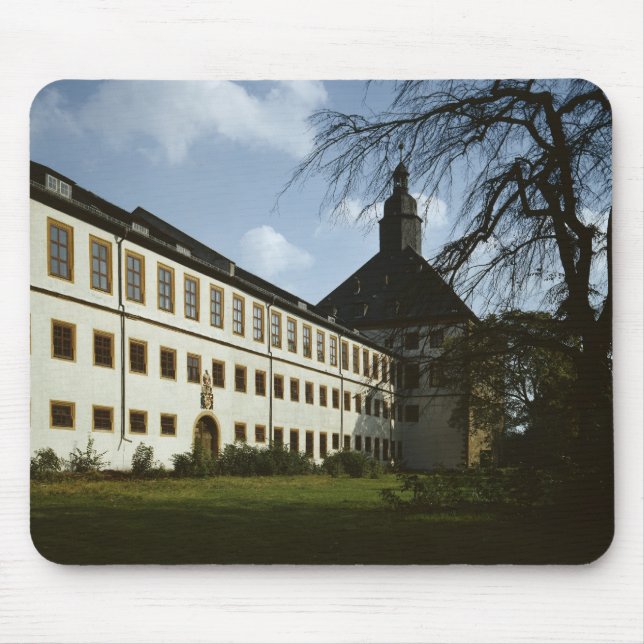 Schloss Friedenstein, Gotha som byggas i 1643-54 Musmatta (Framsidan)