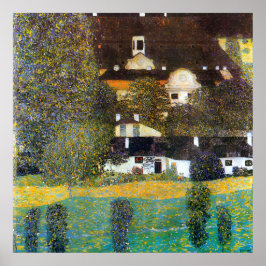 Schloss Kammer om Attersee II av Gustav Klimt Poster
