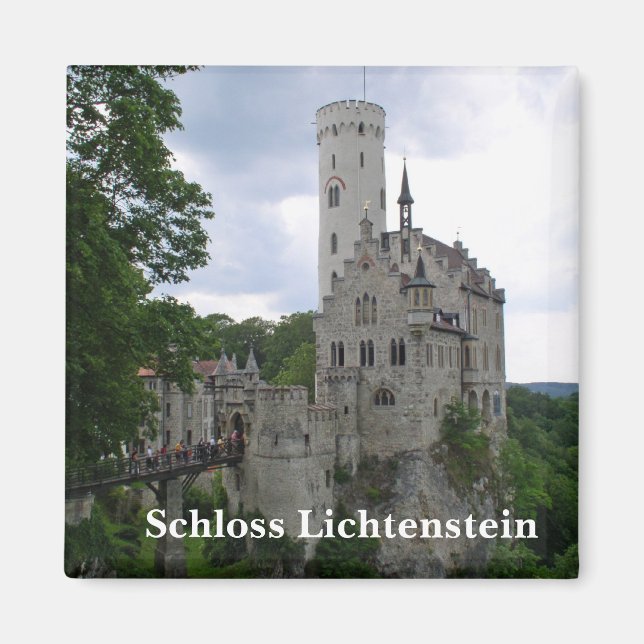 Schloss Lichtenstein Magnet (Framsidan)