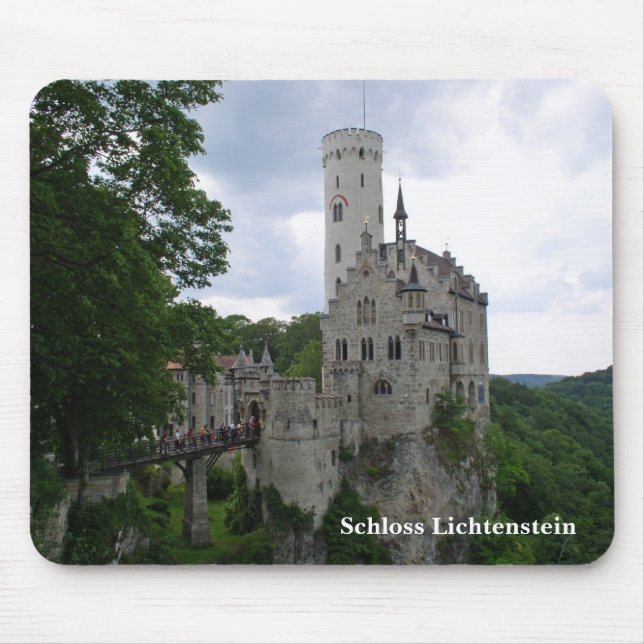 Schloss Lichtenstein Mousepad Musmatta (Framsidan)