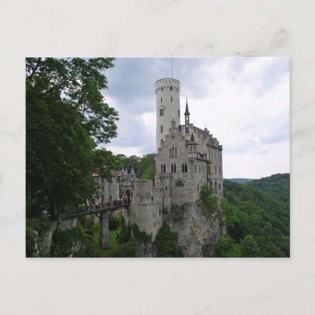 Schloss Lichtenstein-vykort Vykort (Framsida)