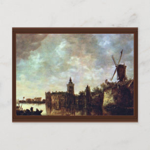 Schloß Montfort av Goyen Jan Van (Bästa kvalitet) Vykort