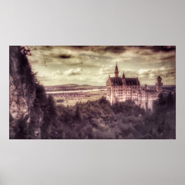 Schloss Neuschwanstein Castle Poster (Framsidan)