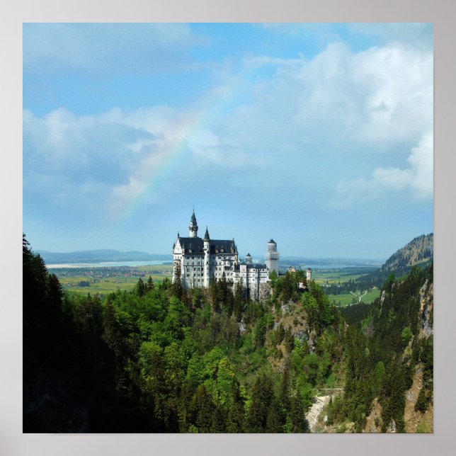 Schloss Neuschwanstein Composite Poster (Framsidan)