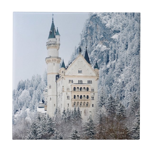 Schloss Neuschwanstein Kakelplatta (Framsidan)