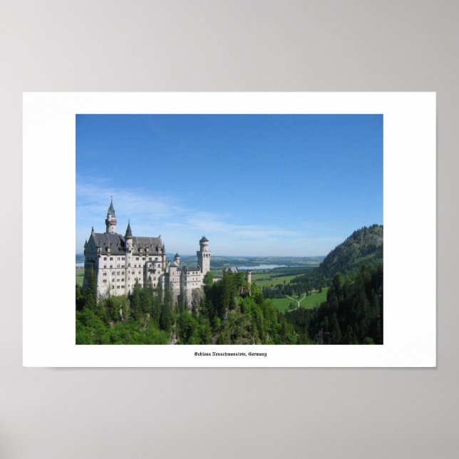 Schloss Neuschwanstein, Tyskland Poster (Framsidan)