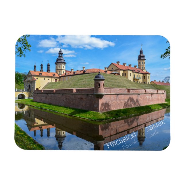 Schloss Njaswisch - Weißrussland Magnet (Horisontell)