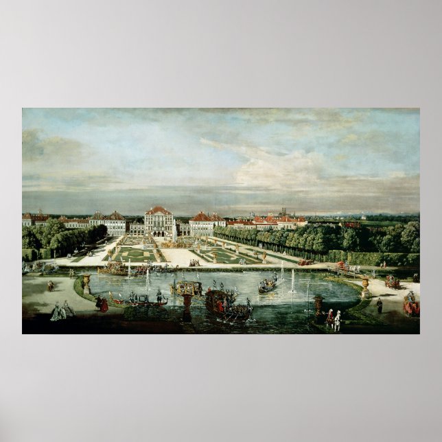 Schloss Nymphenburg, 1761 Poster (Framsidan)