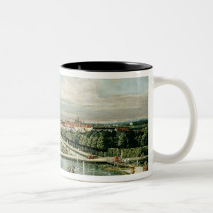 Schloss Nymphenburg, 1761 Två-Tonad Mugg