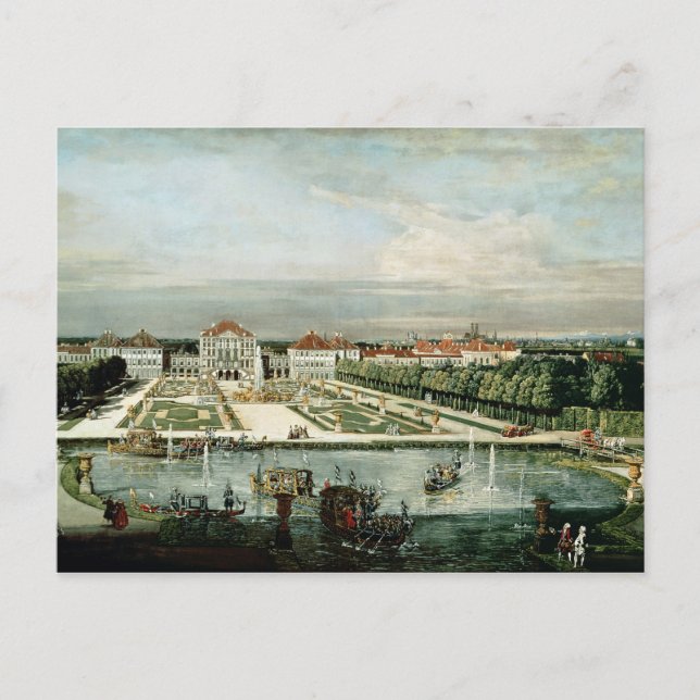 Schloss Nymphenburg, 1761 Vykort (Framsida)