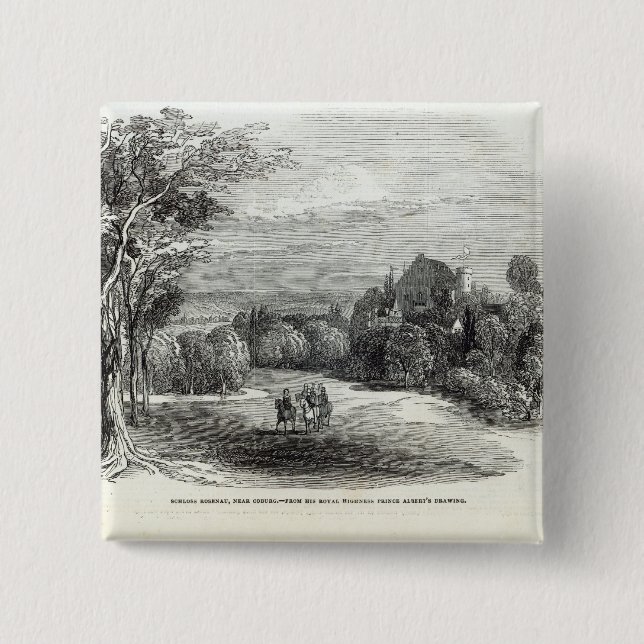 Schloss Rosenau, nära Coburg Knapp (Framsida)