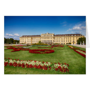 Schloss Schoenbrunn Wien Austrria Hälsningskort