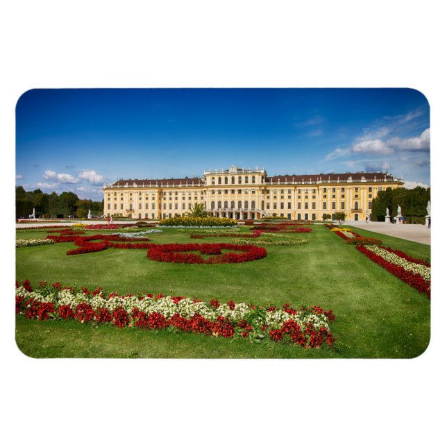 Schloss Schoenbrunn Wien Austrria Magnet (Horisontell)
