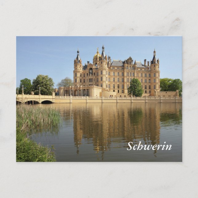 Schloss Schwerin Vykort (Framsida)