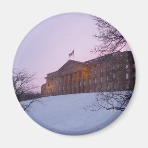 Schloss Wilhelmshoehe Kassel - vintersalighet Magnet