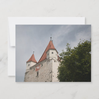 SCHLOSSTURM VON BURG HAAG IN OBERAYERN MIT BAUM VYKORT