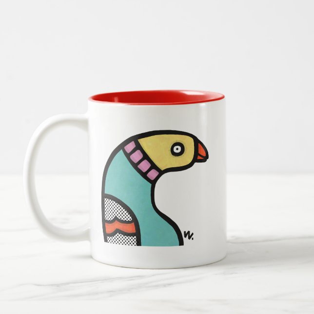Schlumpy Bird Coffee Mugg (Vänster)