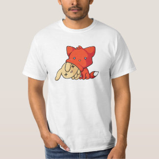 SCHLUP-räv som äter kanin Tee Shirt