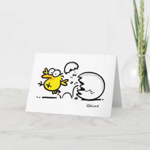 Schlüpfendes Küken Helgkort