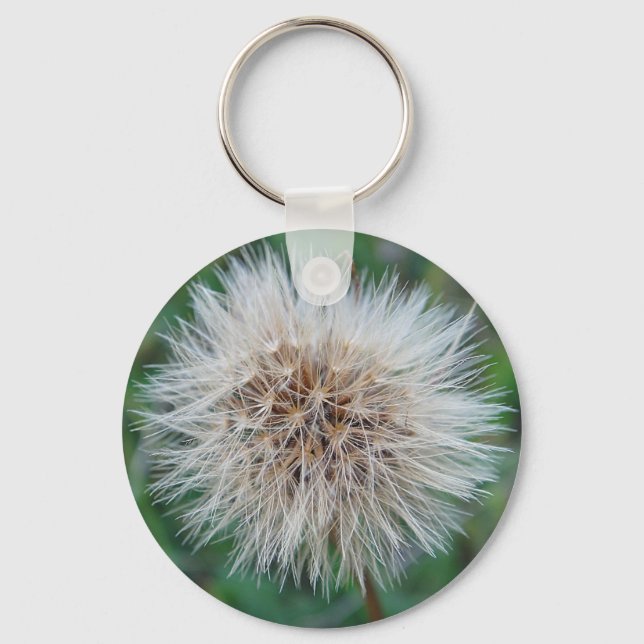 Schlüsselanhänger hellbeige Trockenblume Nyckelring (Framsida)