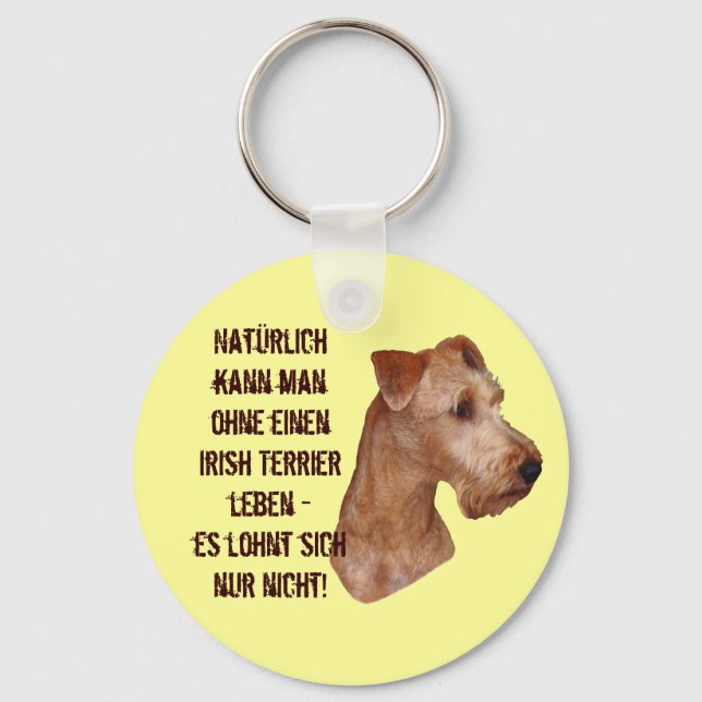 Schlüsselanhänger ’Irish Terrier’ Nyckelring (Framsida)