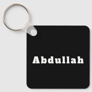 Schlüsselanhänger mit Namen Abdullah Nyckelring