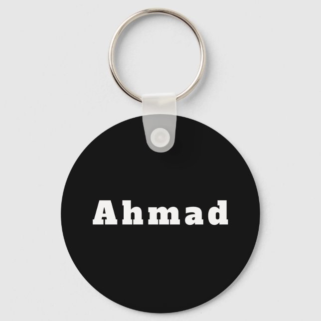 Schlüsselanhänger mit Namen Ahmad Nyckelring (Framsida)