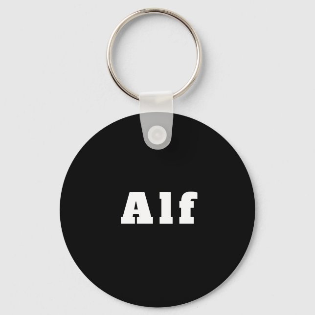 Schlüsselanhänger mit Namen Alf Nyckelring (Framsida)