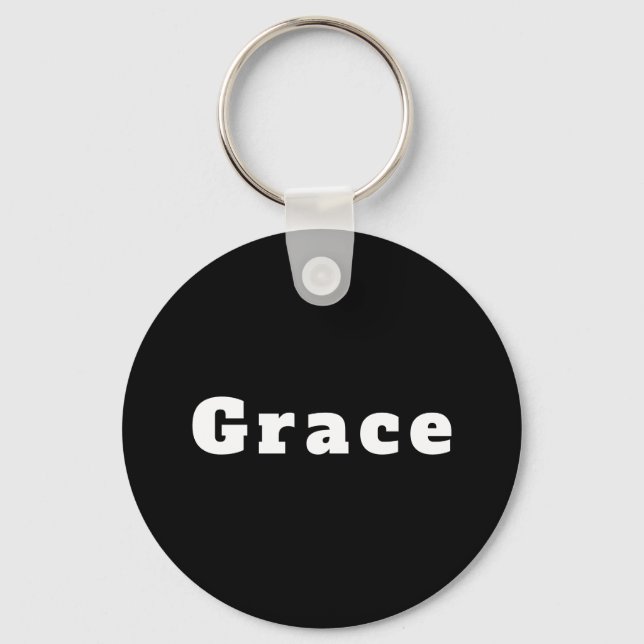 Schlüsselanhänger mit Namen Grace Nyckelring (Framsida)
