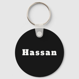 Schlüsselanhänger mit Namen Hassan Nyckelring